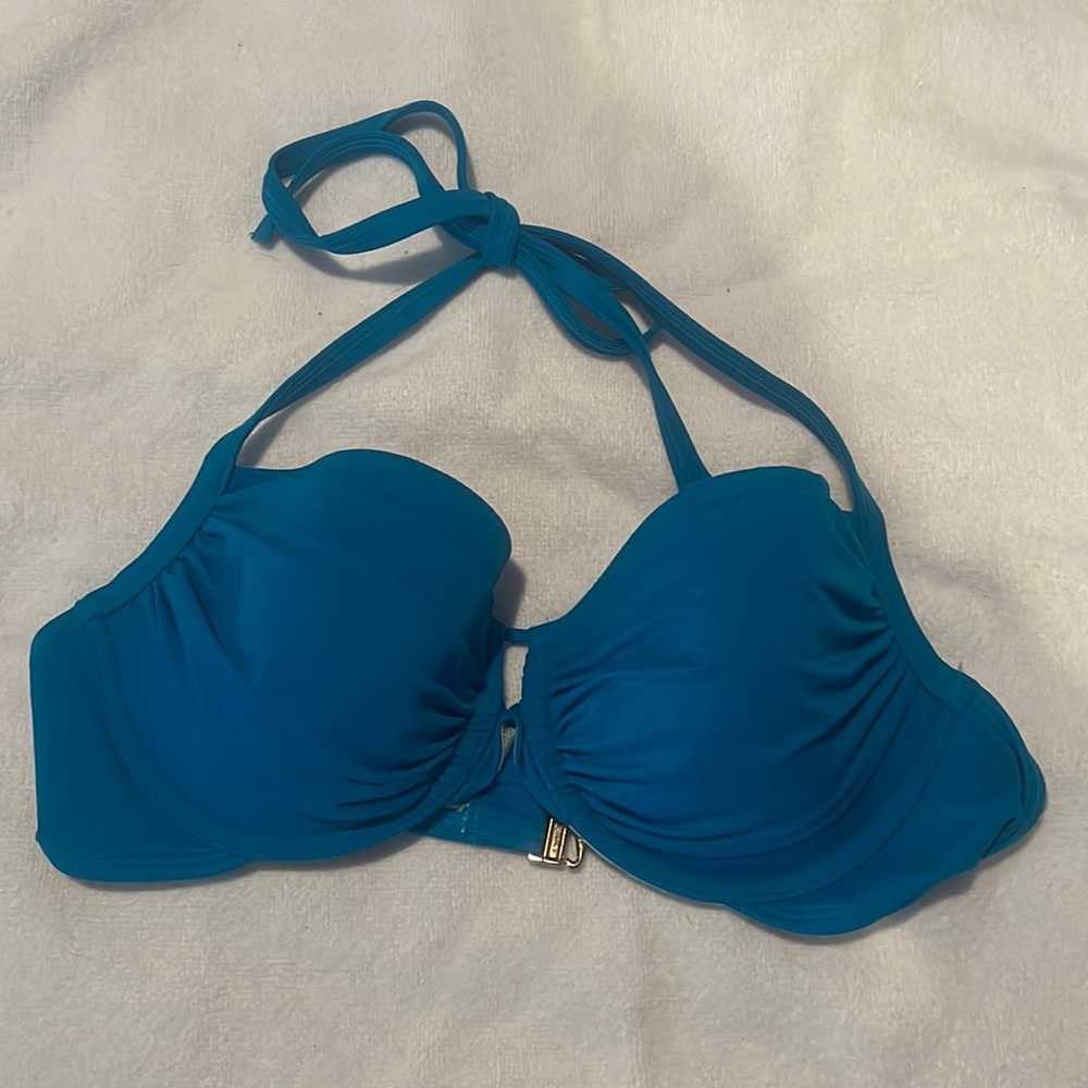 Victoria’s Secret Turquoise padded bikini top Size 36B